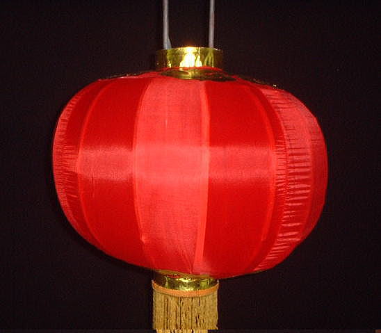 傘骨シルクランタン　　中国伝統工芸